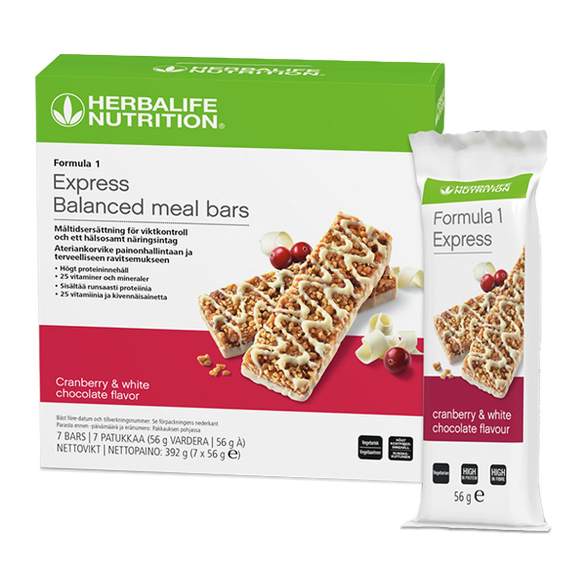 Formula 1 Balanced Meal Bars — Cranberry White Chocolate
