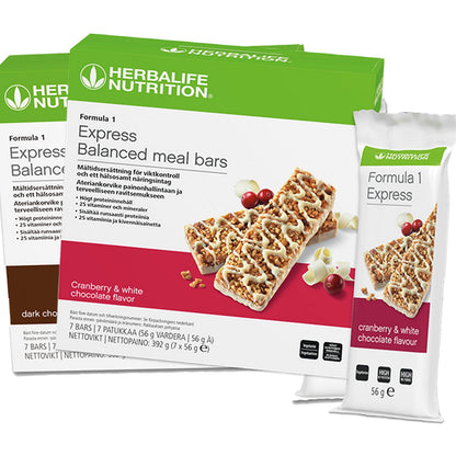 formula 1 balanced meal bars
