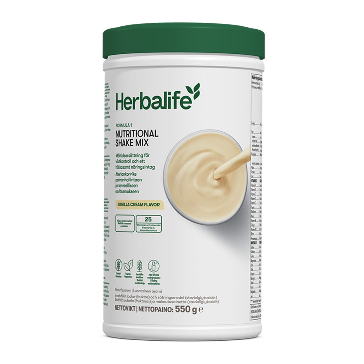 Formula 1 Shake Mix 550g — Vanilla Cream