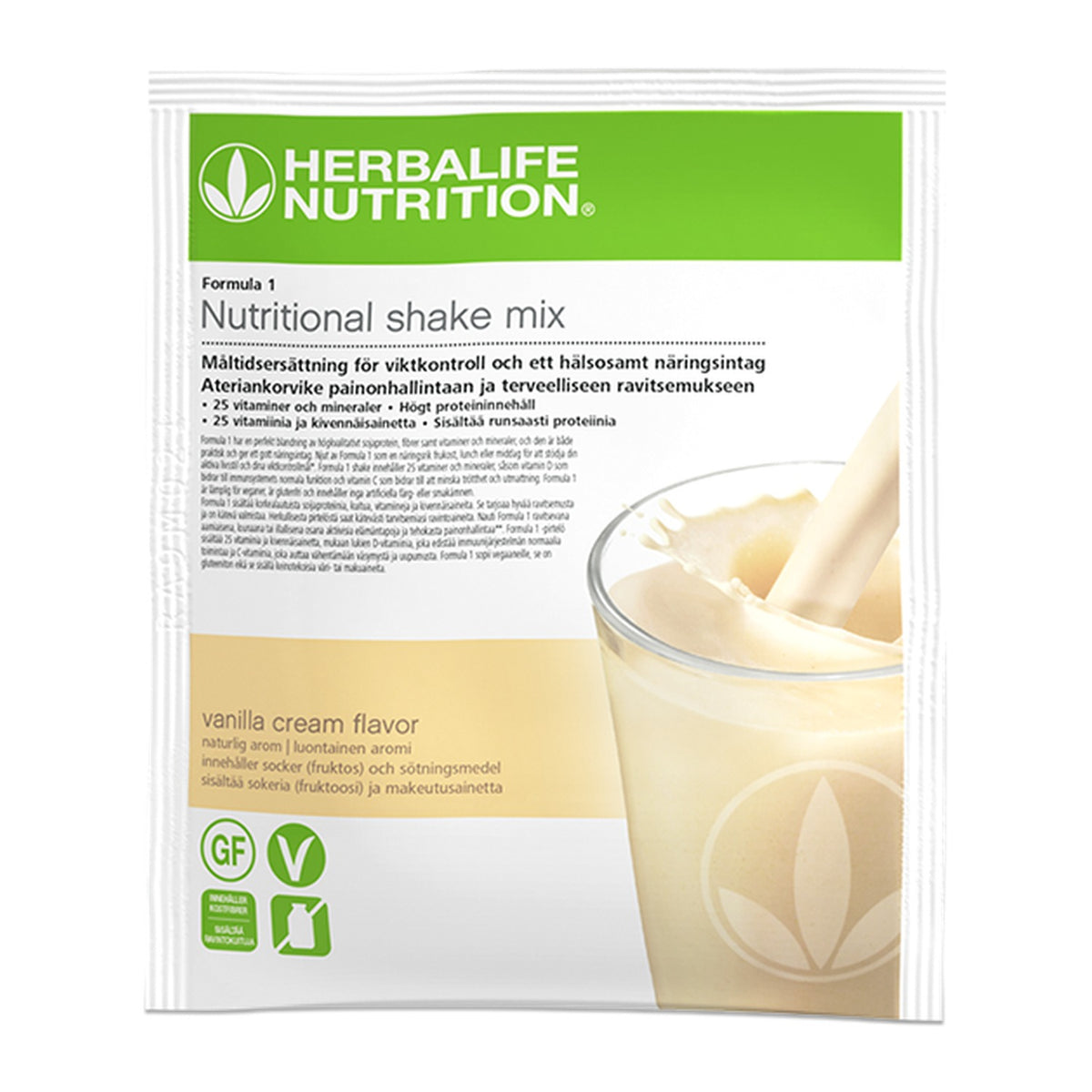 Formula 1 Shake Mix Portionspåsar — Vanilla Cream