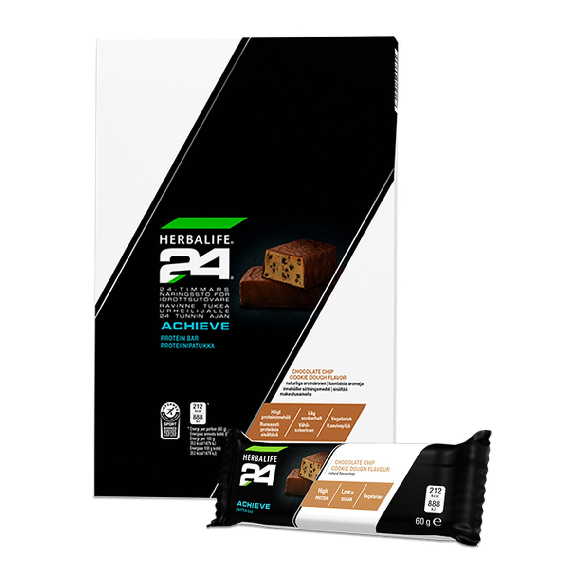 H24 Achieve Protein Bar — Chocolate Chip Cookie Dough