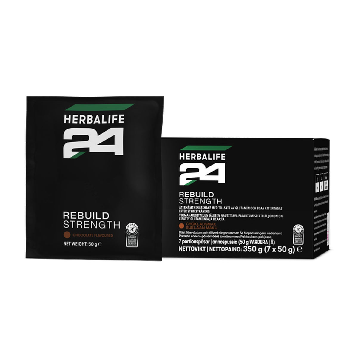 h24 rebuild strength choklad portionspasar