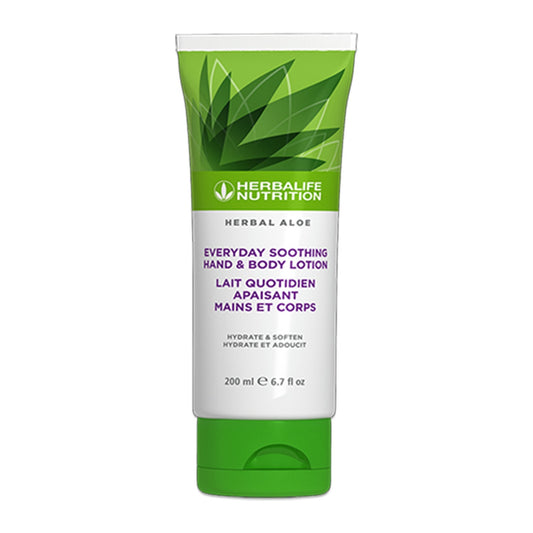 herbal aloe hand body lotion